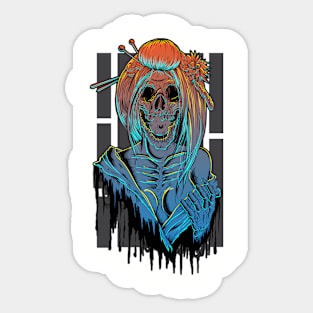 Undead Geisha Sticker